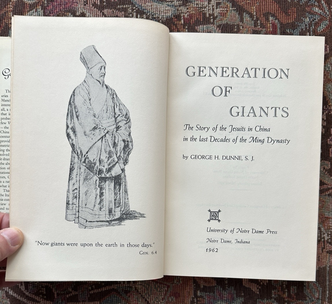 George H. Dunne GENERATION OF GIANTS  1st Edition 2nd Printing - 1962 -HC/DJ - Image 2