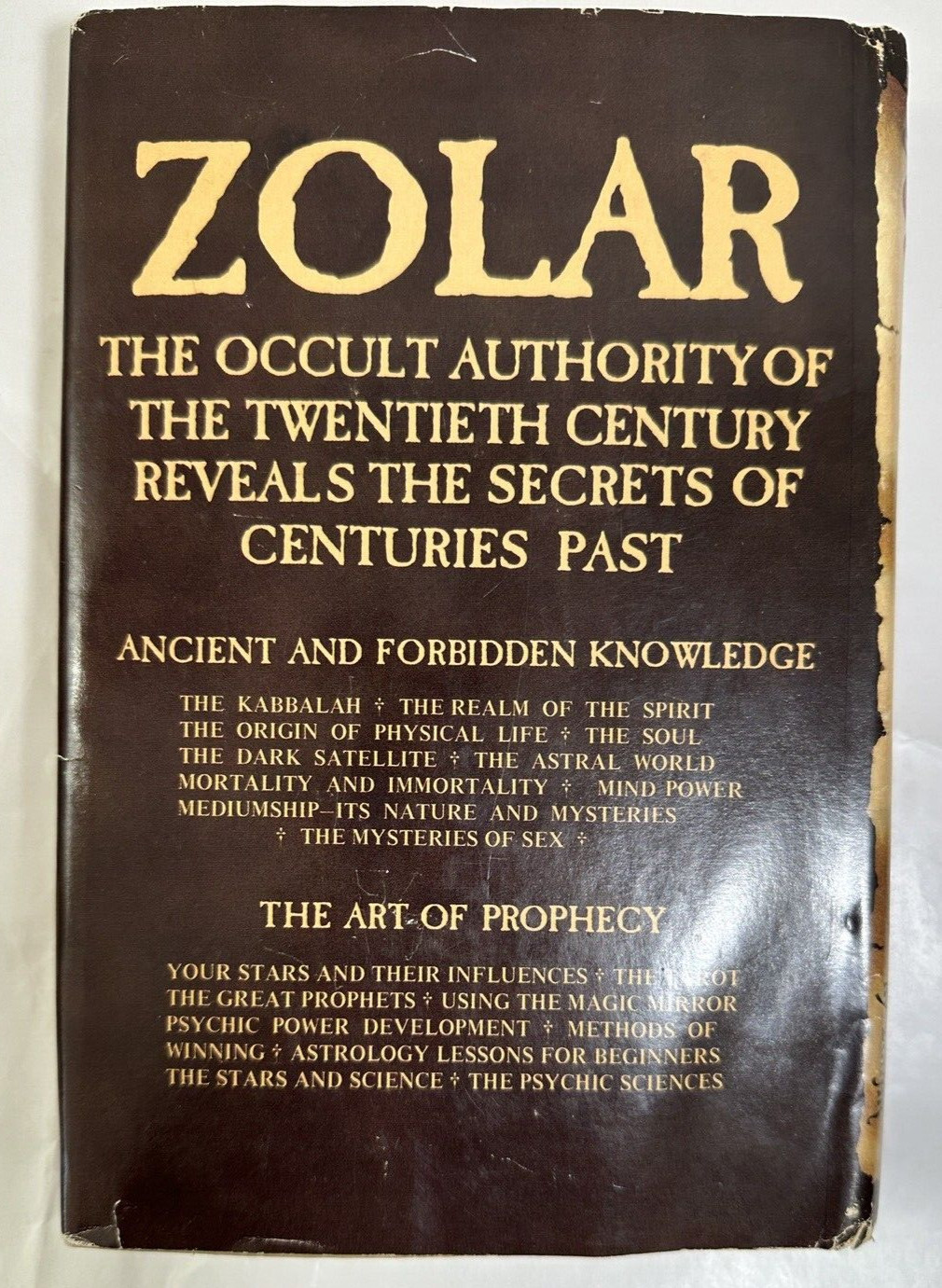 The Encyclopedia of Ancient and Forbidden Knowledge Zolar - BC 1st Edition 1970 - Image 9