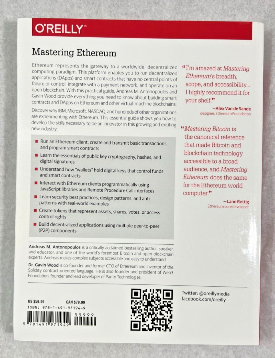 Mastering Ethereum : Building Smart Contracts and Dapps - Image 1