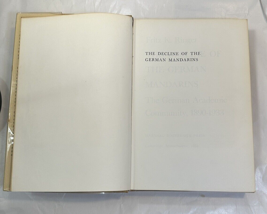 The Decline of the German Mandarins: The German Academic Community Fritz Ringer - Image 2