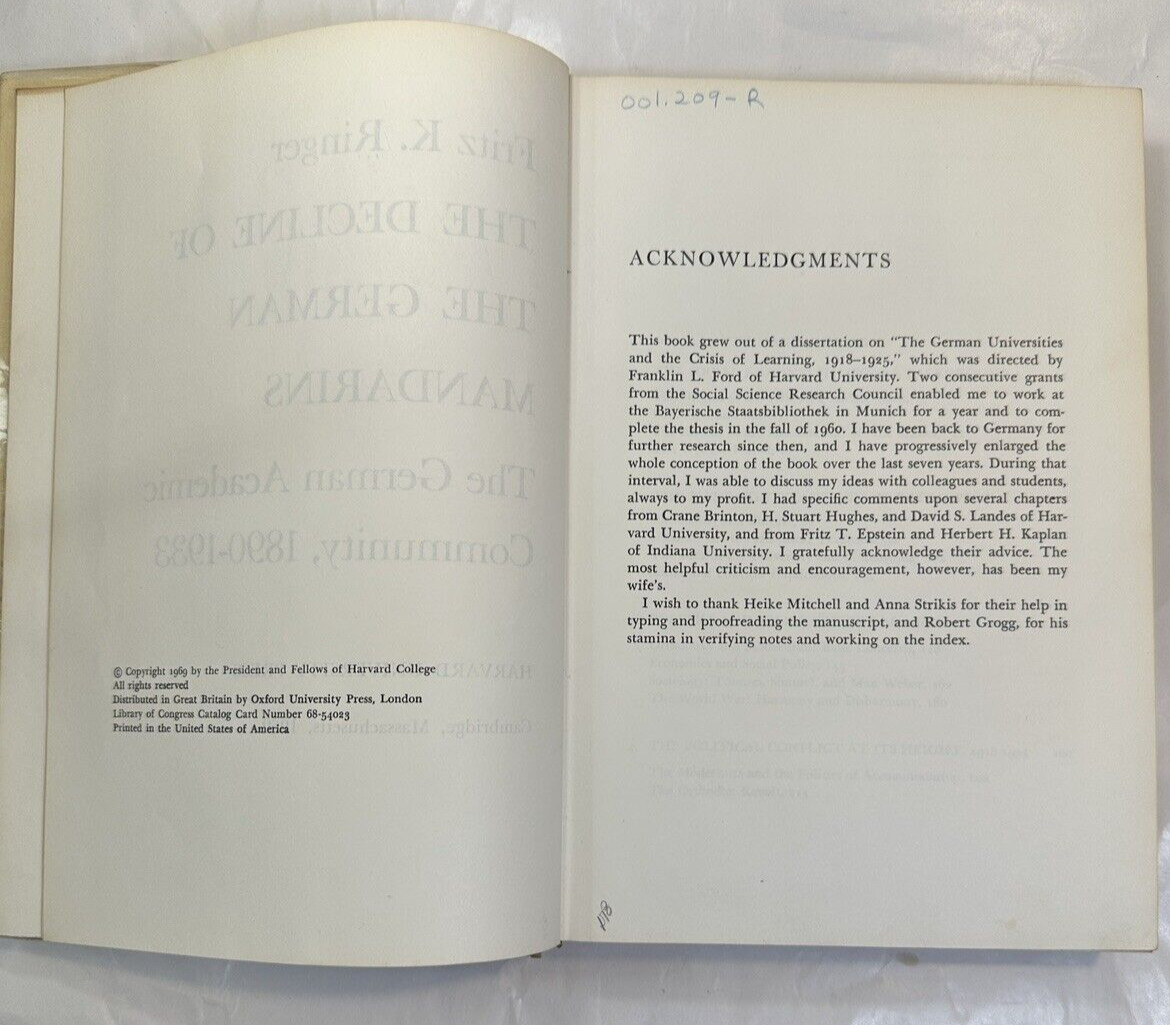 The Decline of the German Mandarins: The German Academic Community Fritz Ringer - Image 4