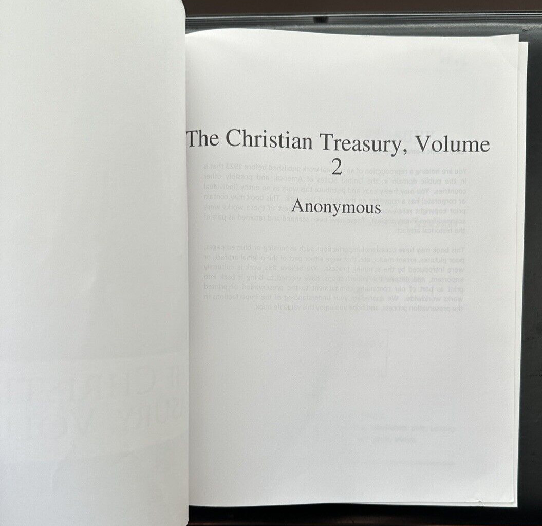 The Christian Treasury, Volume 2 - Image 1