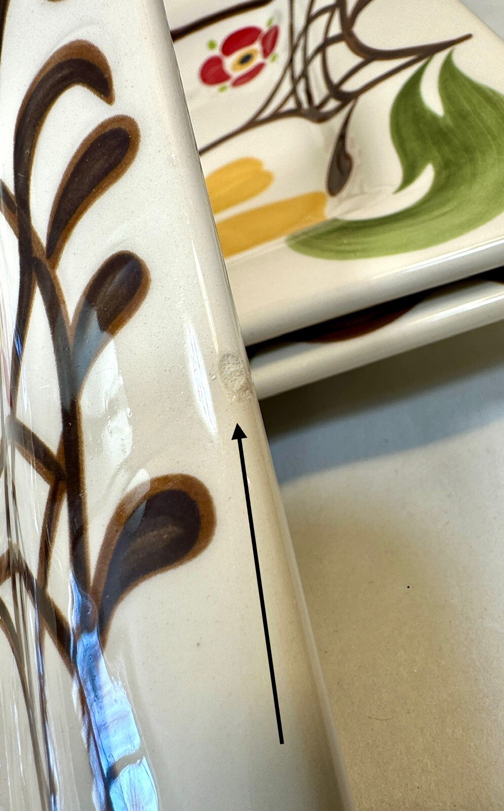 Set of 3 (Three) Vida For Eva Méndes For España Jardine 8" Square Salad Plates - Image 3