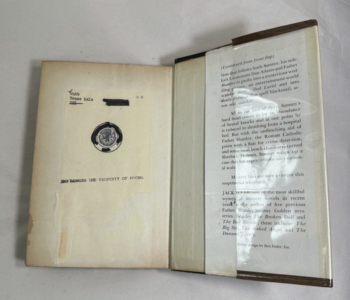 The Brass Halo - Jack Webb, 1957 - HC / DJ - Image 8