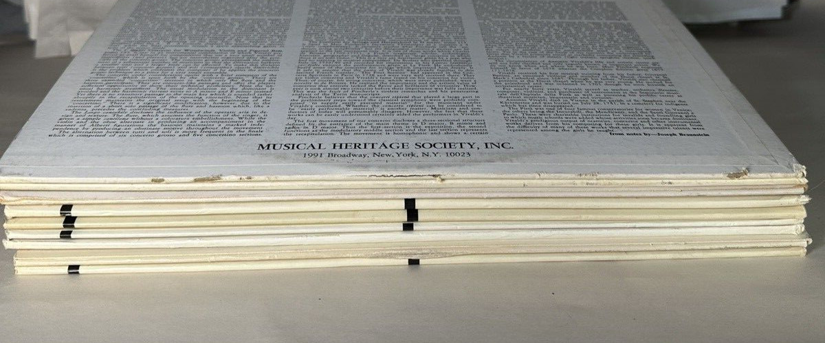 Lot of Nine (9) Baroque MHS Recordings : Played Once or Un-Played - Mint and N/M - Image 6