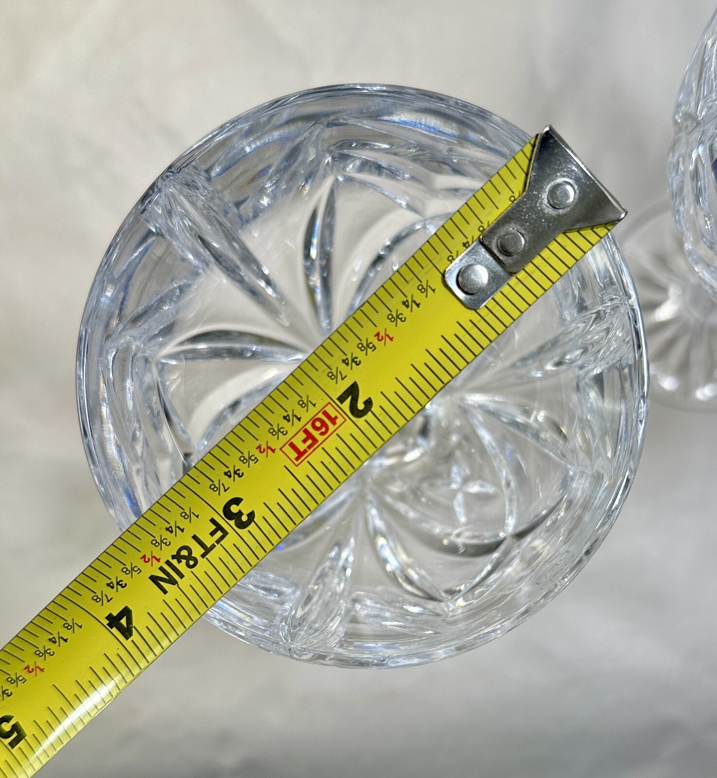 Set of (2) Two Marquis by Waterford Crystal Goblet Brookside 8 1/2" Tall Germany - Image 8