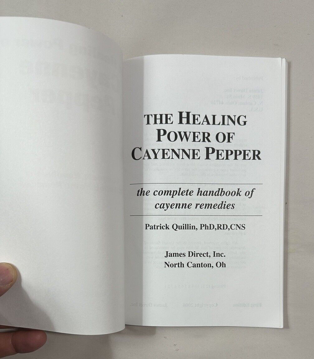 The Healing Power of Cayenne Pepper - Patrick Quillin - First Edition 2008 - Image 1
