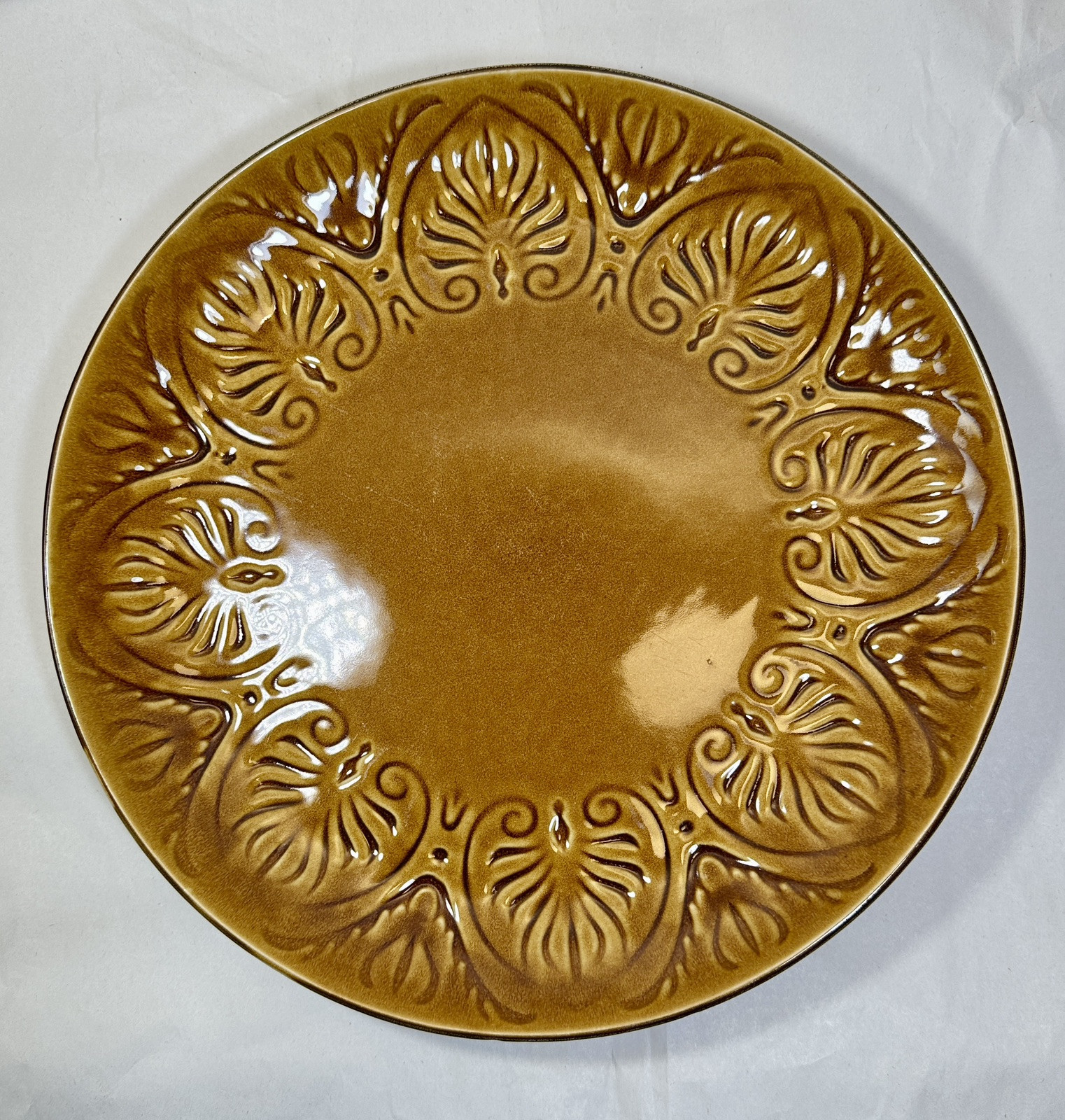 Set of 2 (Two) Pfaltzgraff Carmela Honey Dinner Plates - 11" - EUC - Image 4