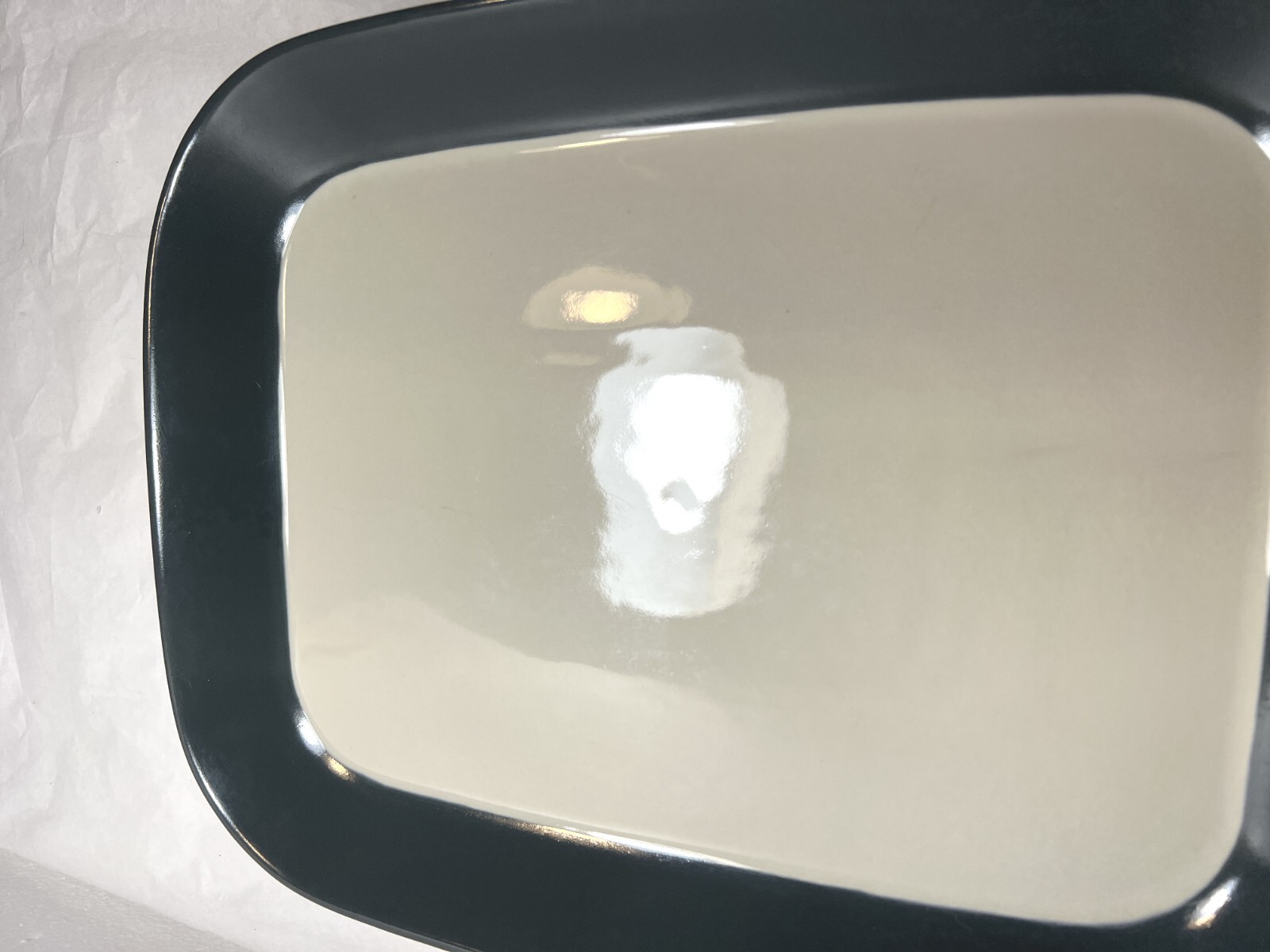 Dansk Graves studio AnG.L Slate Gray Rectangular Platter - Pristine - Image 5