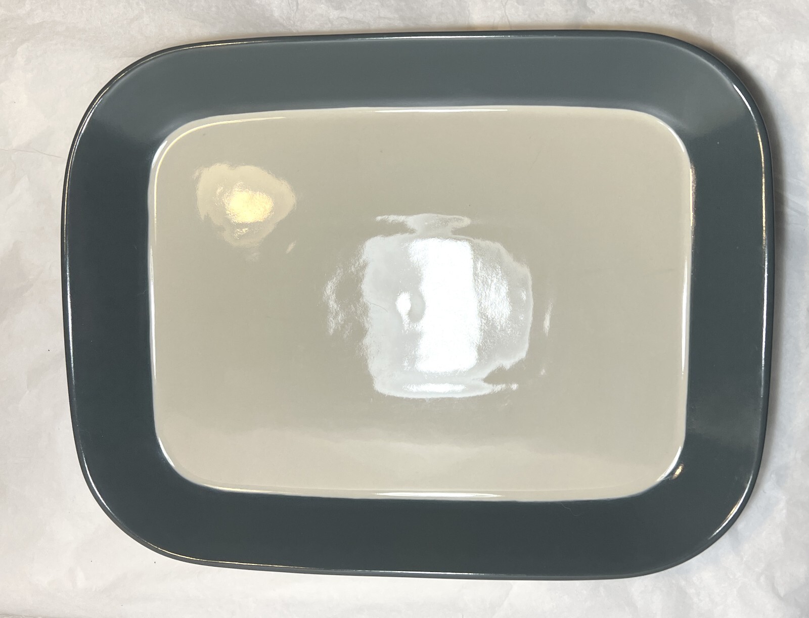 Dansk Graves studio AnG.L Slate Gray Rectangular Platter - Pristine