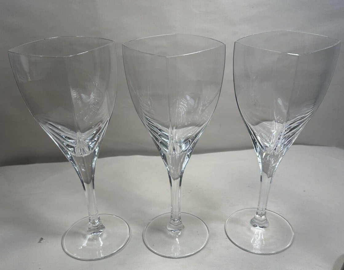 Set of Three (3) Water Goblet Panache Clear by MIKASA - 8 7/8" Tall - Image 3