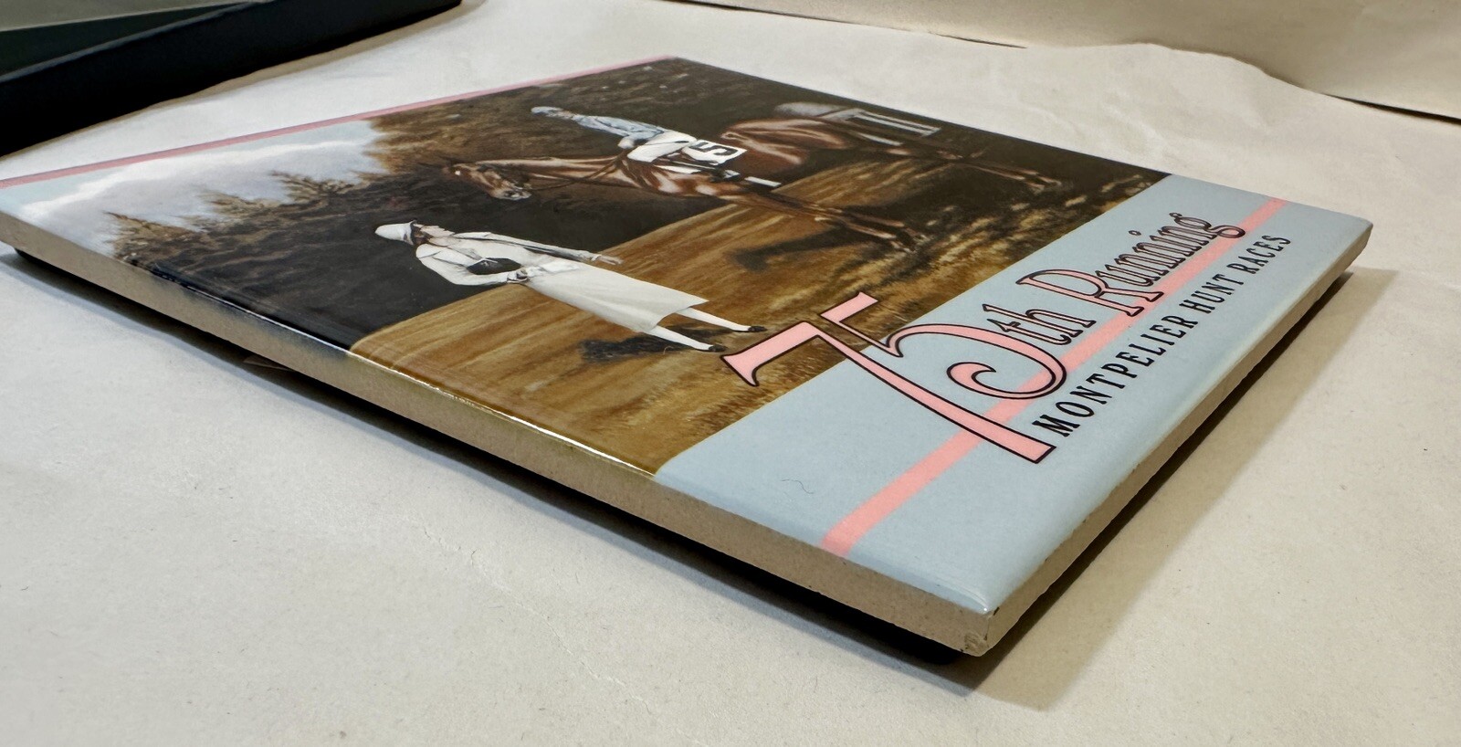 75th Running Montpelier Hunt Races - Thomas J. Coon - Ceramic Reproduction - NEW - Image 4