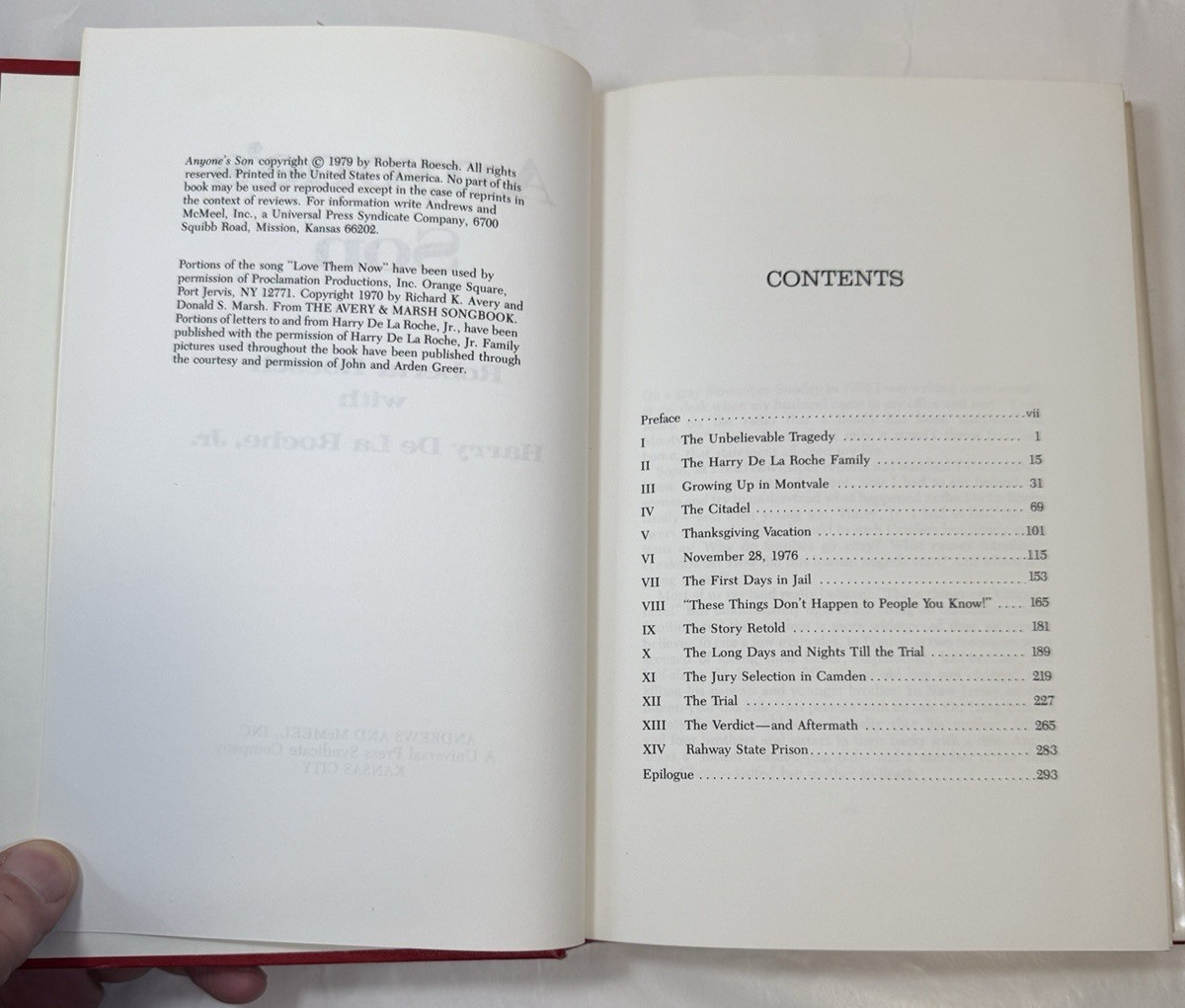 Anyone's Son : A True Story - HC/DJ - Roberta Roesch, Harry De La Roche - Image 3