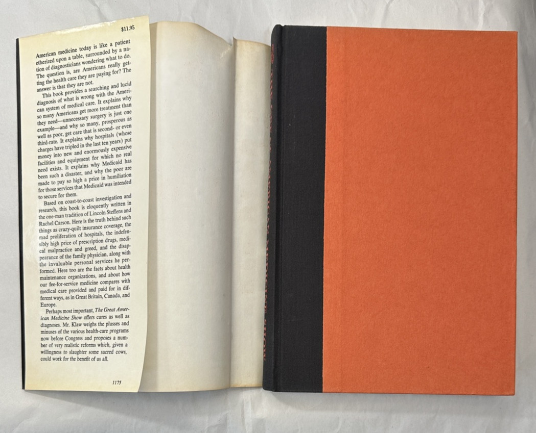 The Great American Medicine Show by Spencer Klaw - HC/DJ First Ed - Image 1