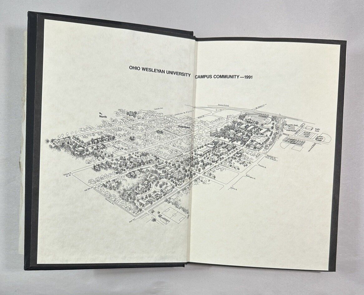 Noble Achievements : History of Ohio Wesleyan University 1942-1992 - HC DJ - Image 2