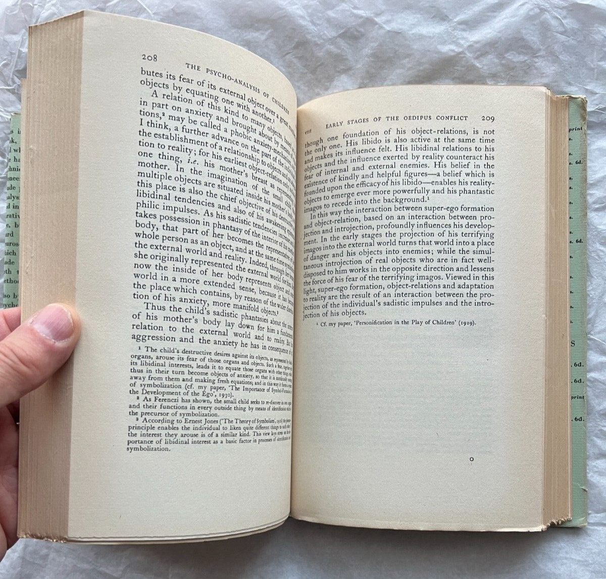 Melanie Klein: The Psycho-Analysis of Children - HC/DJ, 1954, Hogarth Press - Image 4