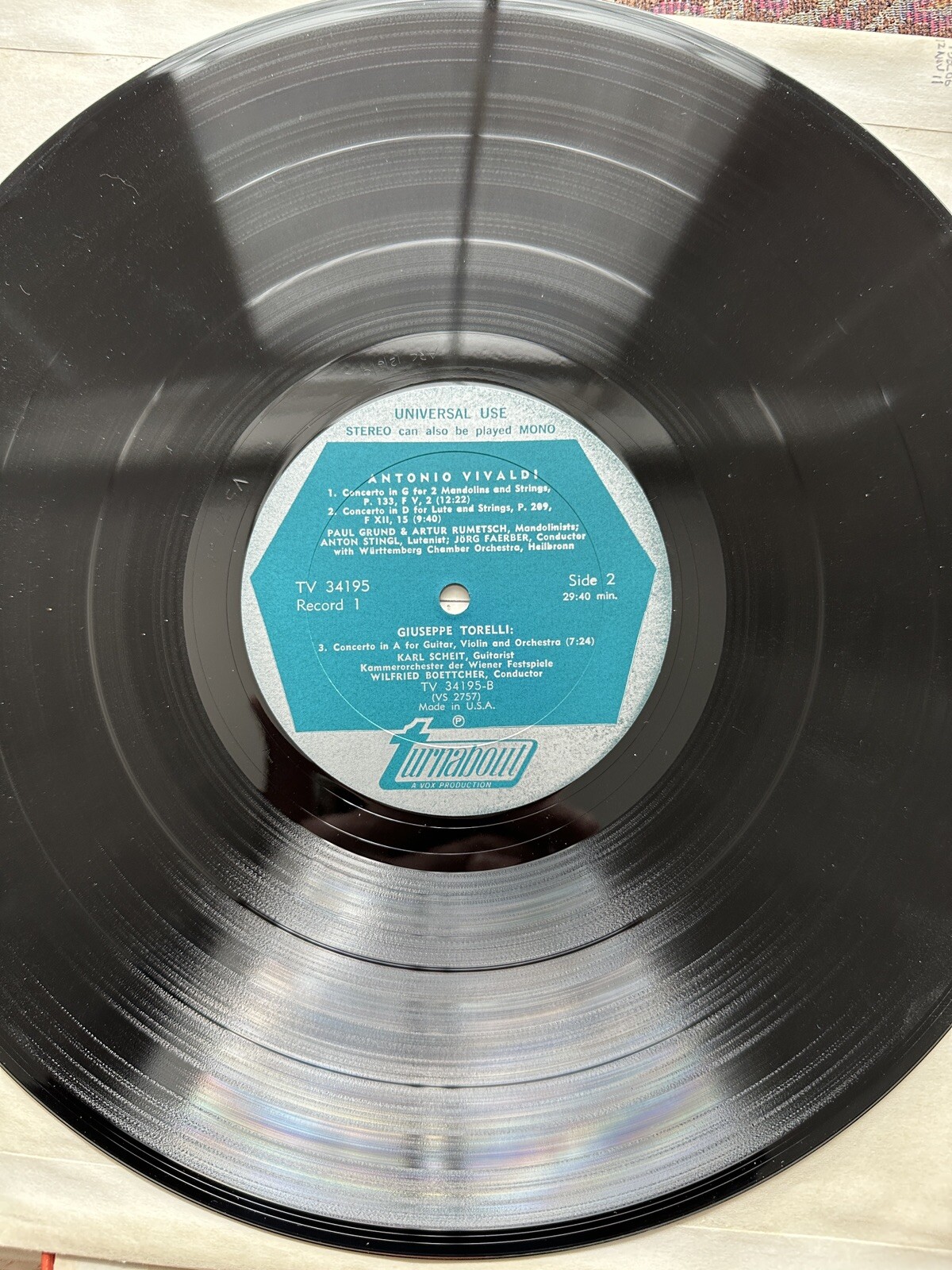 Music for Lute, Guitar, Mandolin - Turnabout TV 34195-99 - Image 2