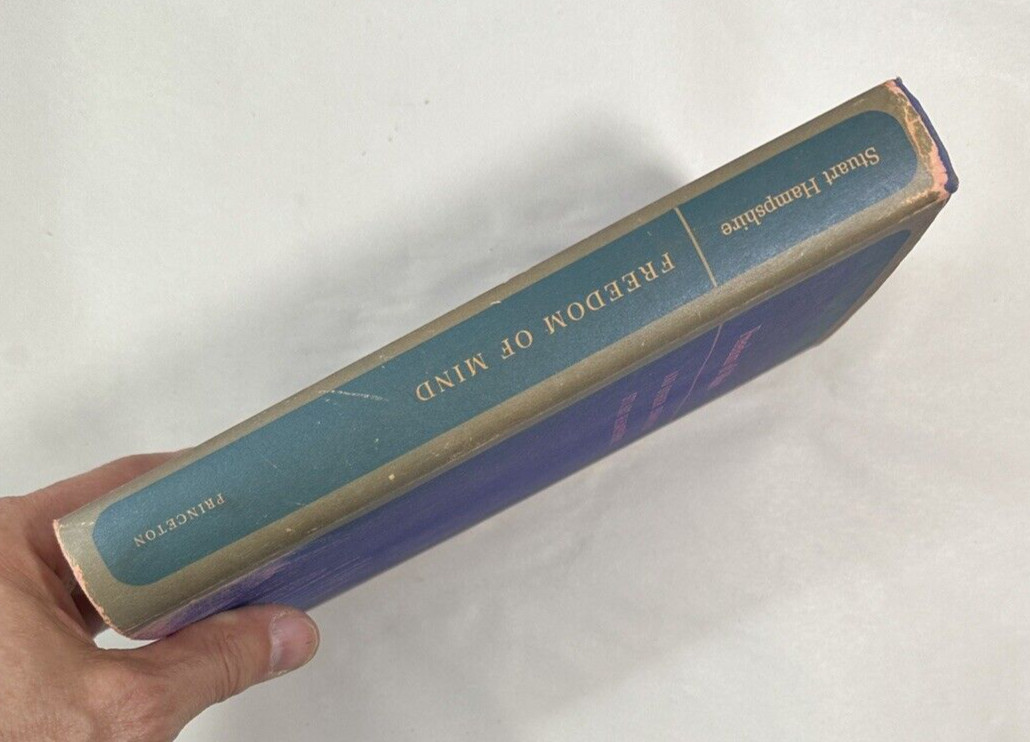 Freedom of Mind and Other Essays - Stuart Hampshire - 1971 First ed. - Image 6