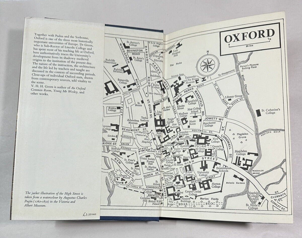 History of Oxford University by V. H. H. Green - HC DJ - Immaculate First Ed. - Image 2