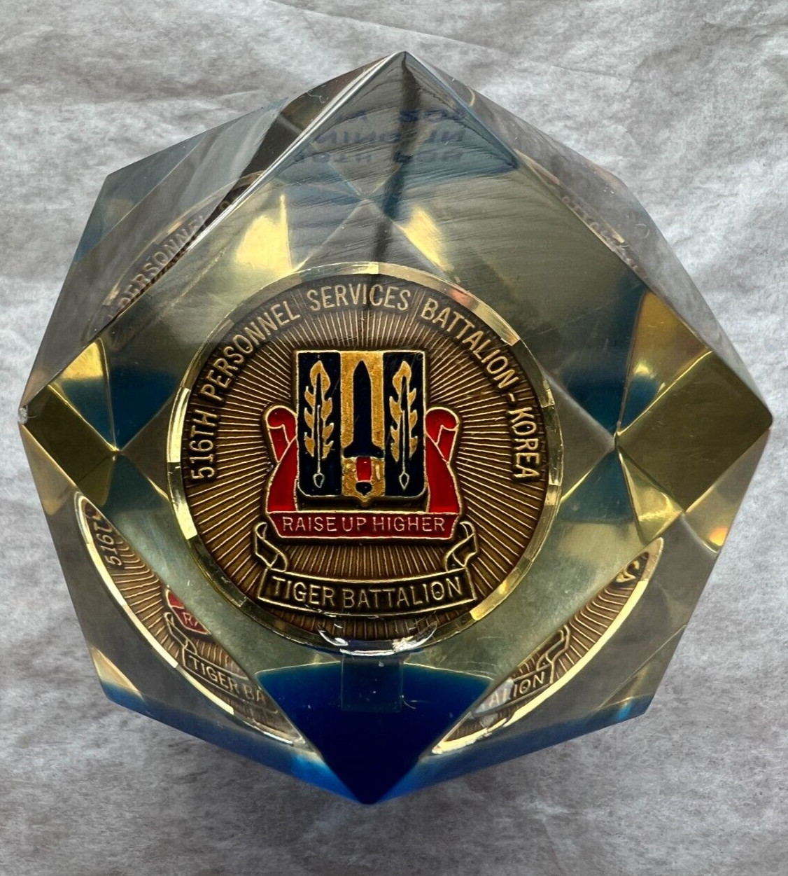 516th Personnel Services Tiger Battalion - Korea - Coin of Excellence - Encased - Image 6