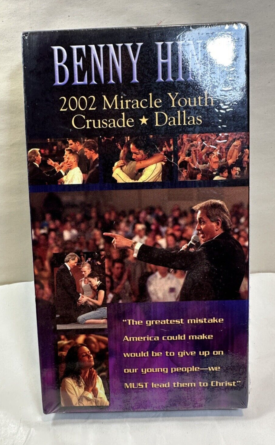 Benny Hinn 2002 Miracle Youth Crusade - Dallas - SEALED VHS TAPE