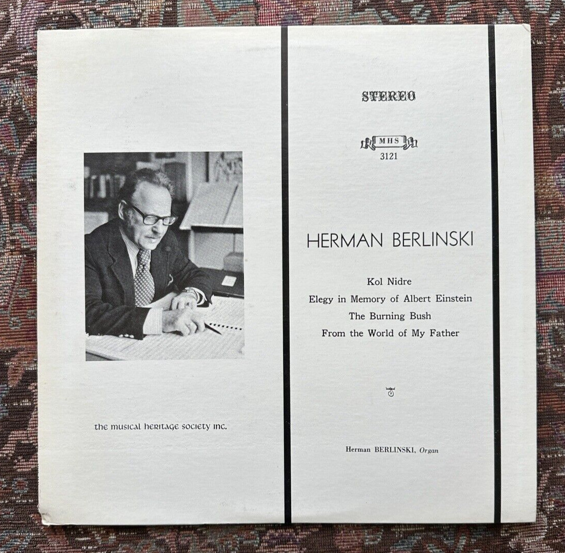 Herman Berlinski: Kol Nidre, Other Works - Music Heritage Society MHS 3121 - Image 1