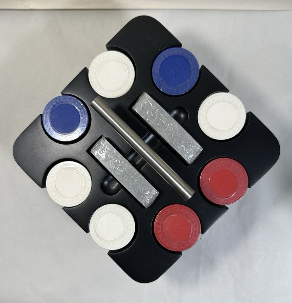 Monte Carlo Poker Set Chip - Umbra Crate & Barrel - Brand New, Unused - Image 1