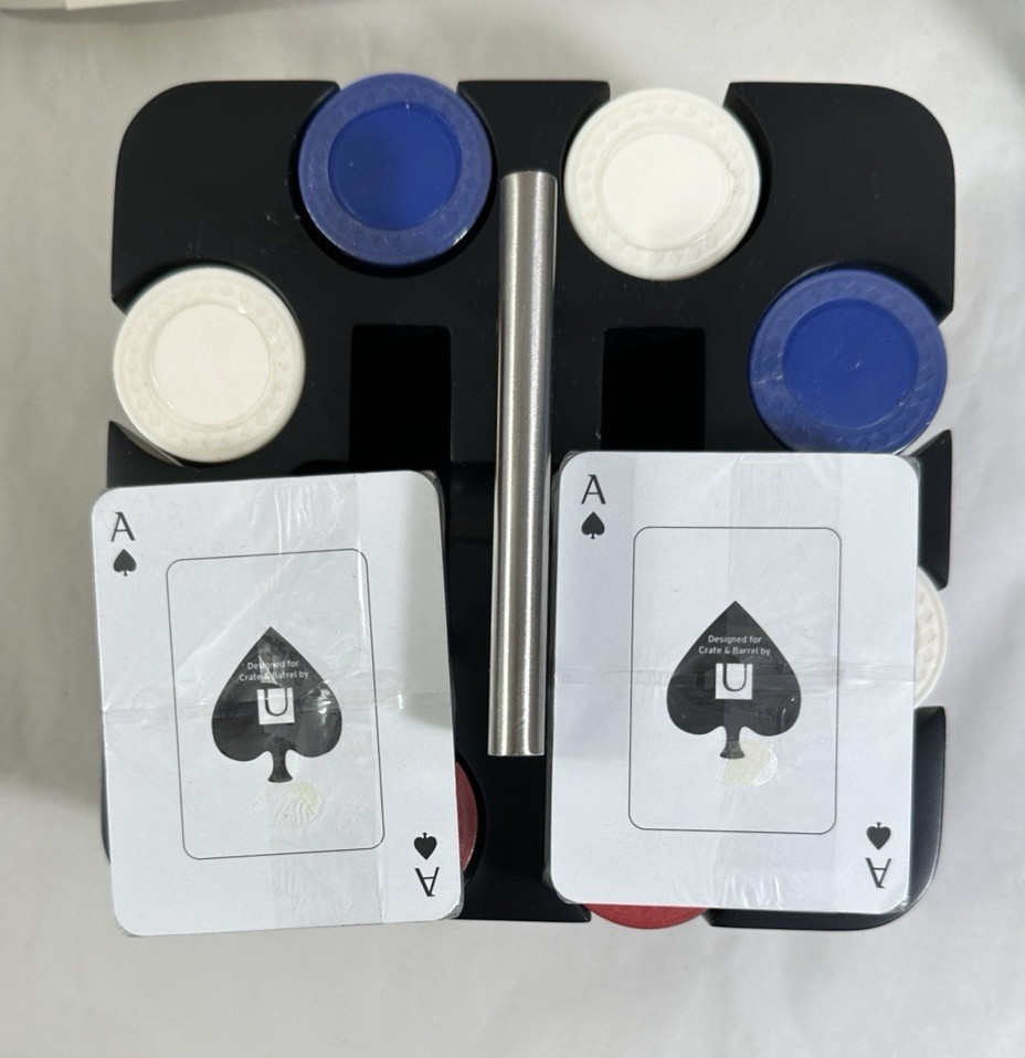 Monte Carlo Poker Set Chip - Umbra Crate & Barrel - Brand New, Unused - Image 3