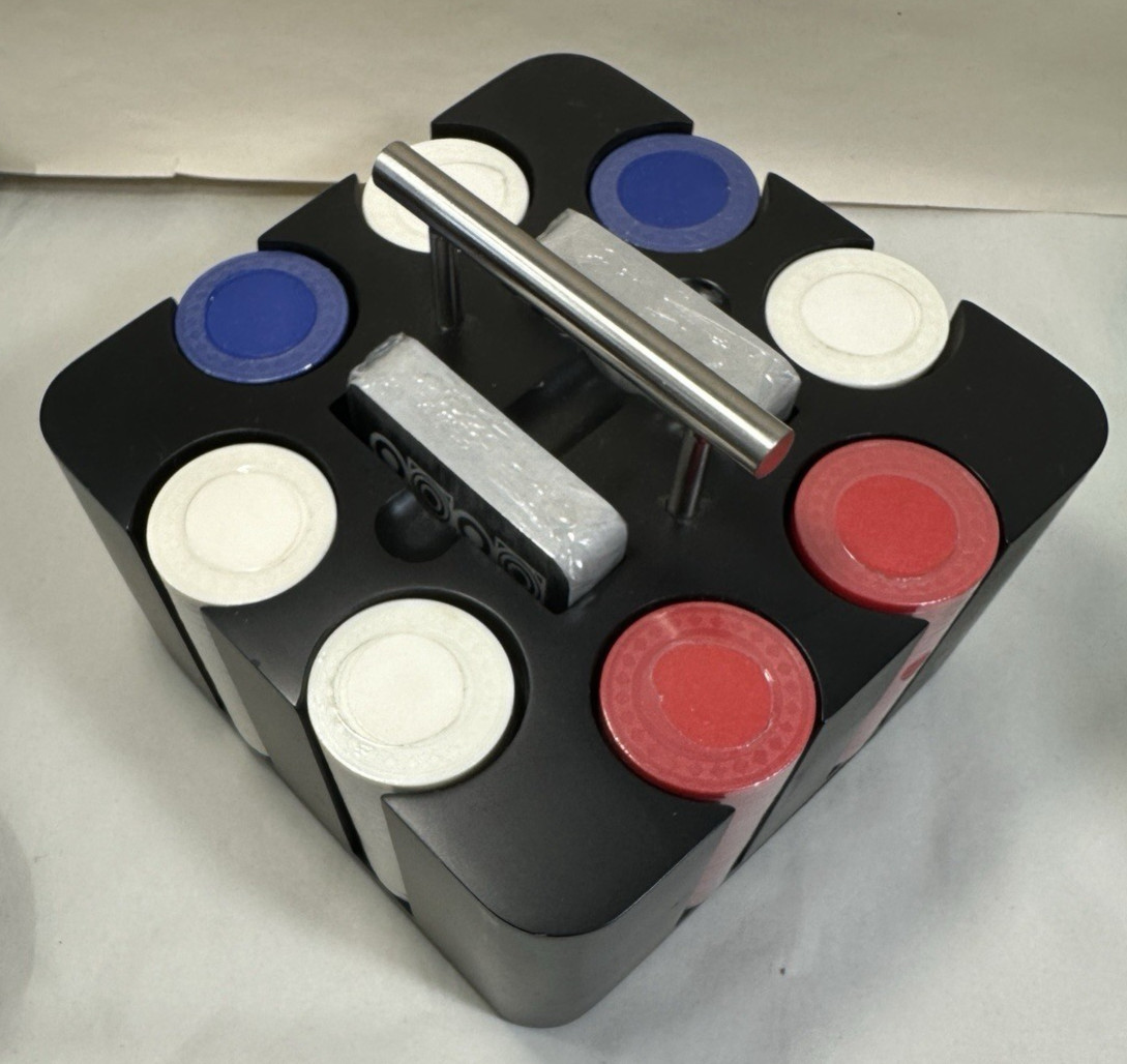 Monte Carlo Poker Set Chip - Umbra Crate & Barrel - Brand New, Unused