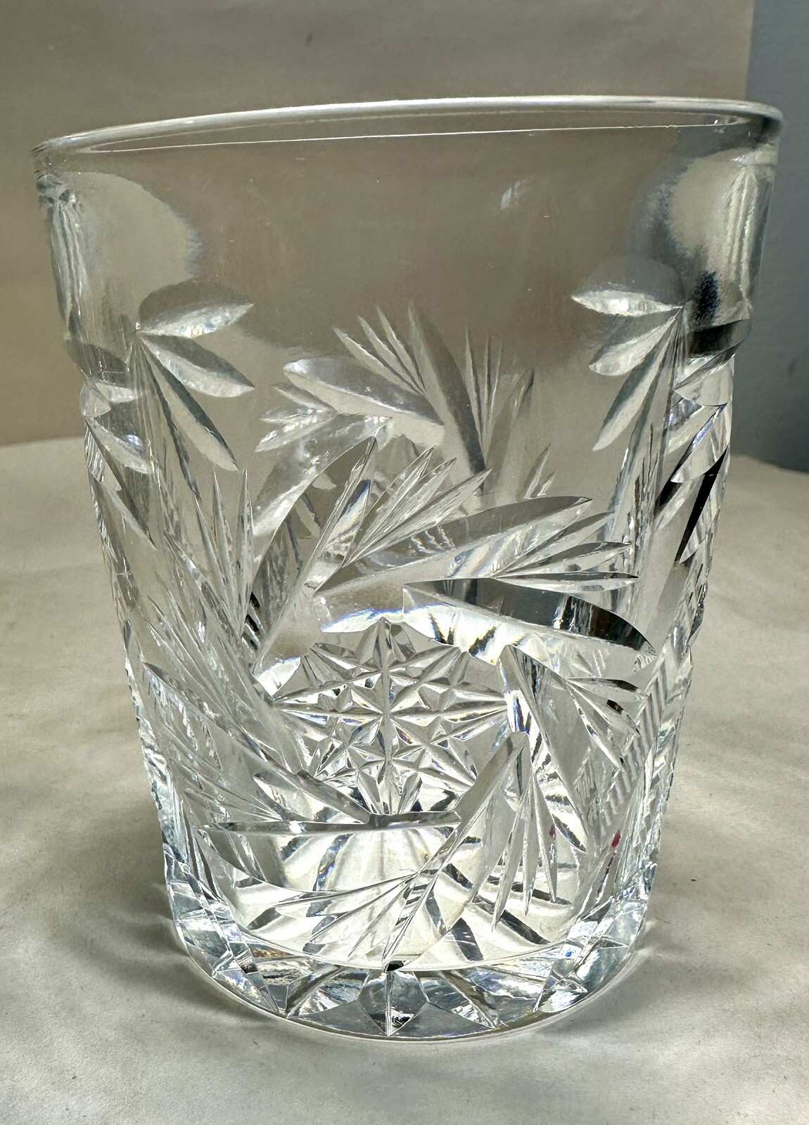 One Tumbler 3-3/4" American Brilliant Period Cut Glass - Image 1