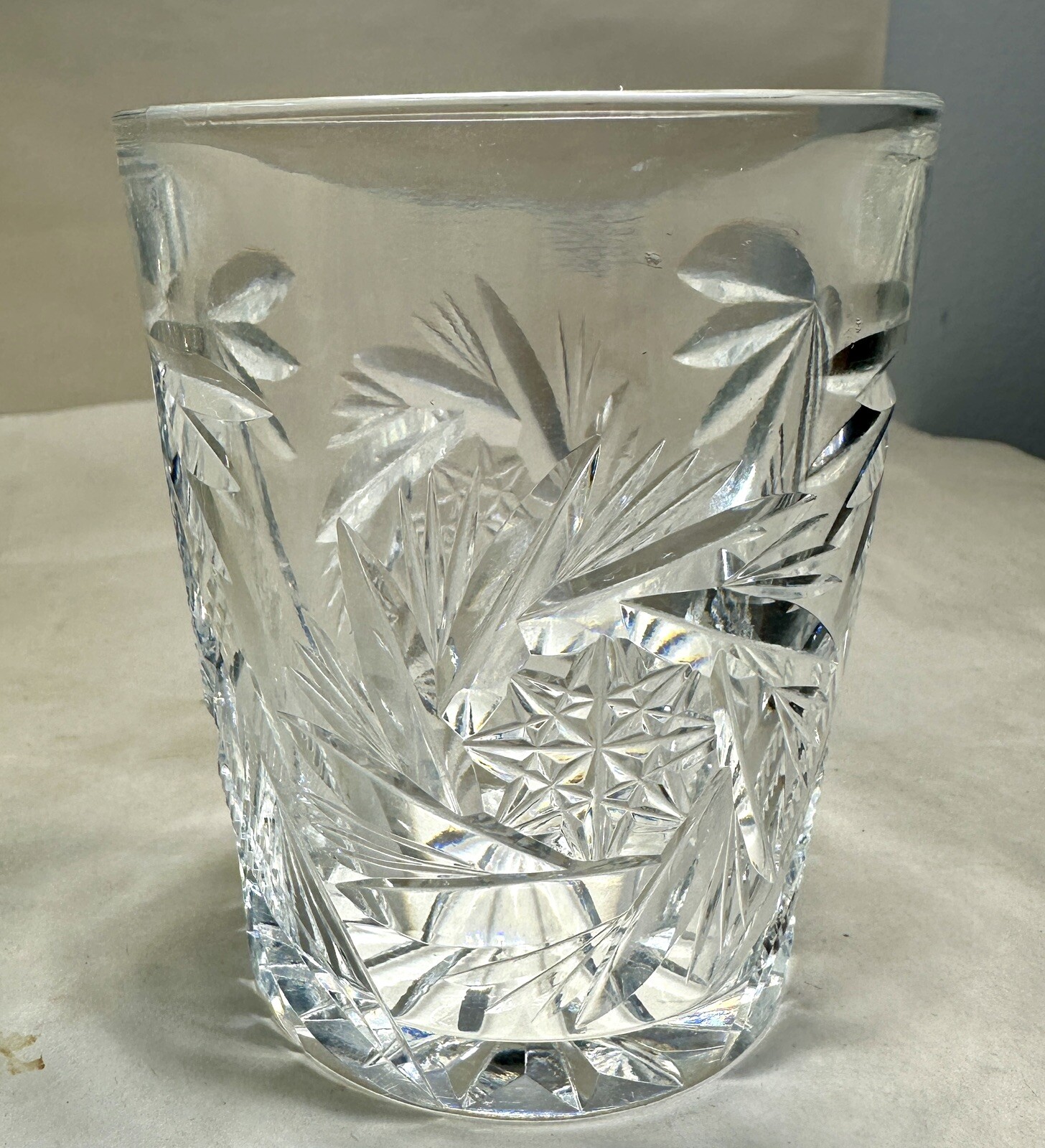 One Tumbler 3-3/4" American Brilliant Period Cut Glass - Image 2