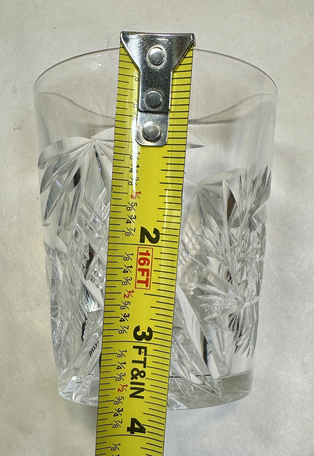 One Tumbler 3-3/4" American Brilliant Period Cut Glass - Image 5