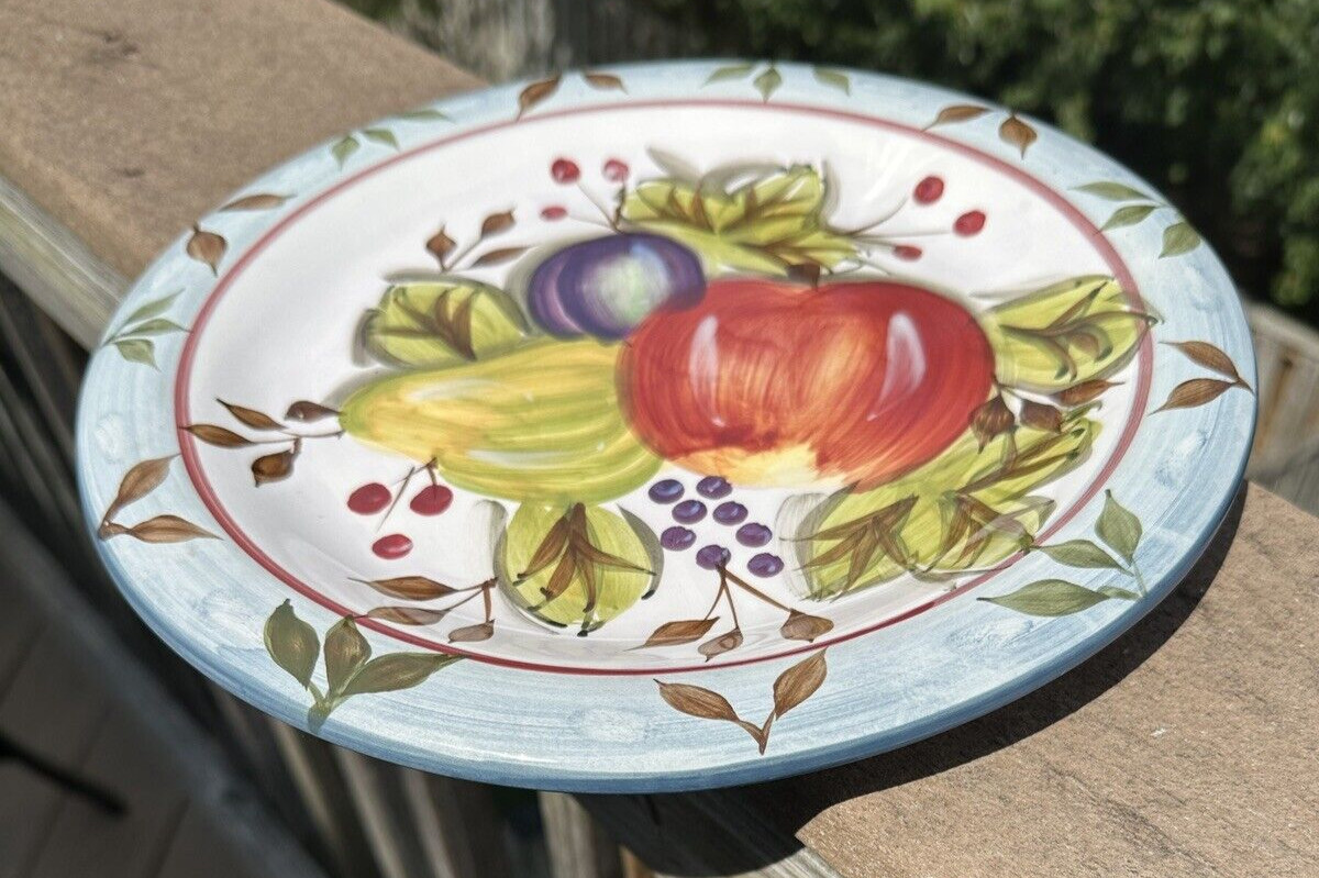 Four (4) Black Forest Fruits by Heritage Mint, Ltd 10 1/2" Dinner Plates - Image 5