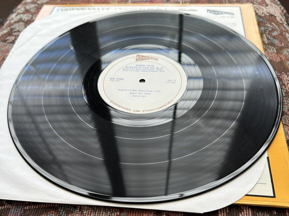 Ruggiero Ricci / Ysaye: 6 Solo Sonatas - Candide Quad - QCE 31085 - Image 3