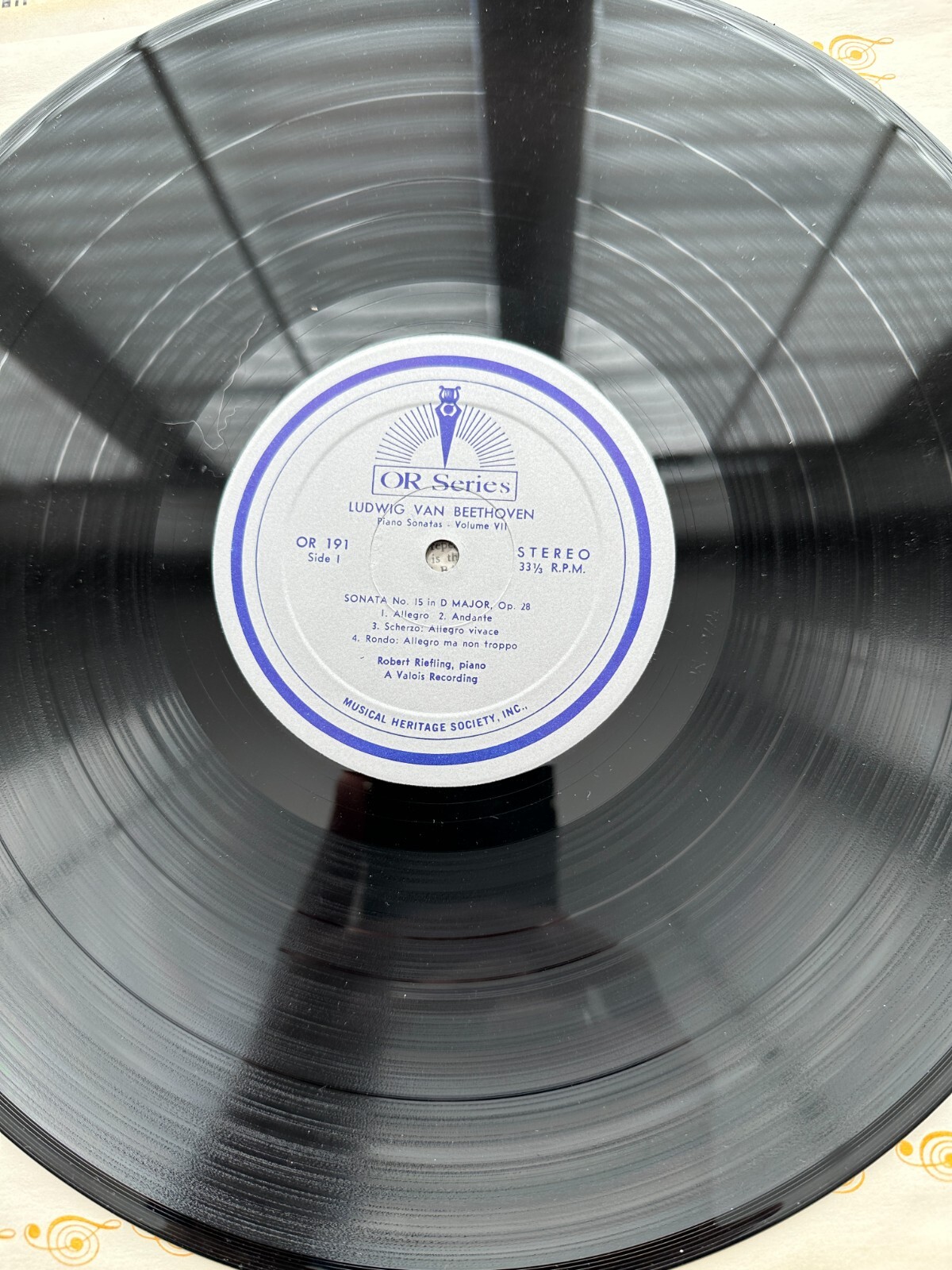 Robert Riefling - Beethoven Piano Sonatas Nos. 15 and 18 - OR 191 - MHS - Image 2