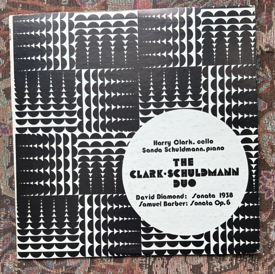 The Clark-Schuldmann Duo - Diamond / Barber Cello Sonatas - MHS 3378 - Image 1