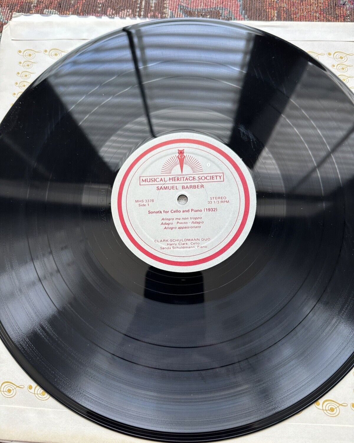 The Clark-Schuldmann Duo - Diamond / Barber Cello Sonatas - MHS 3378 - Image 2