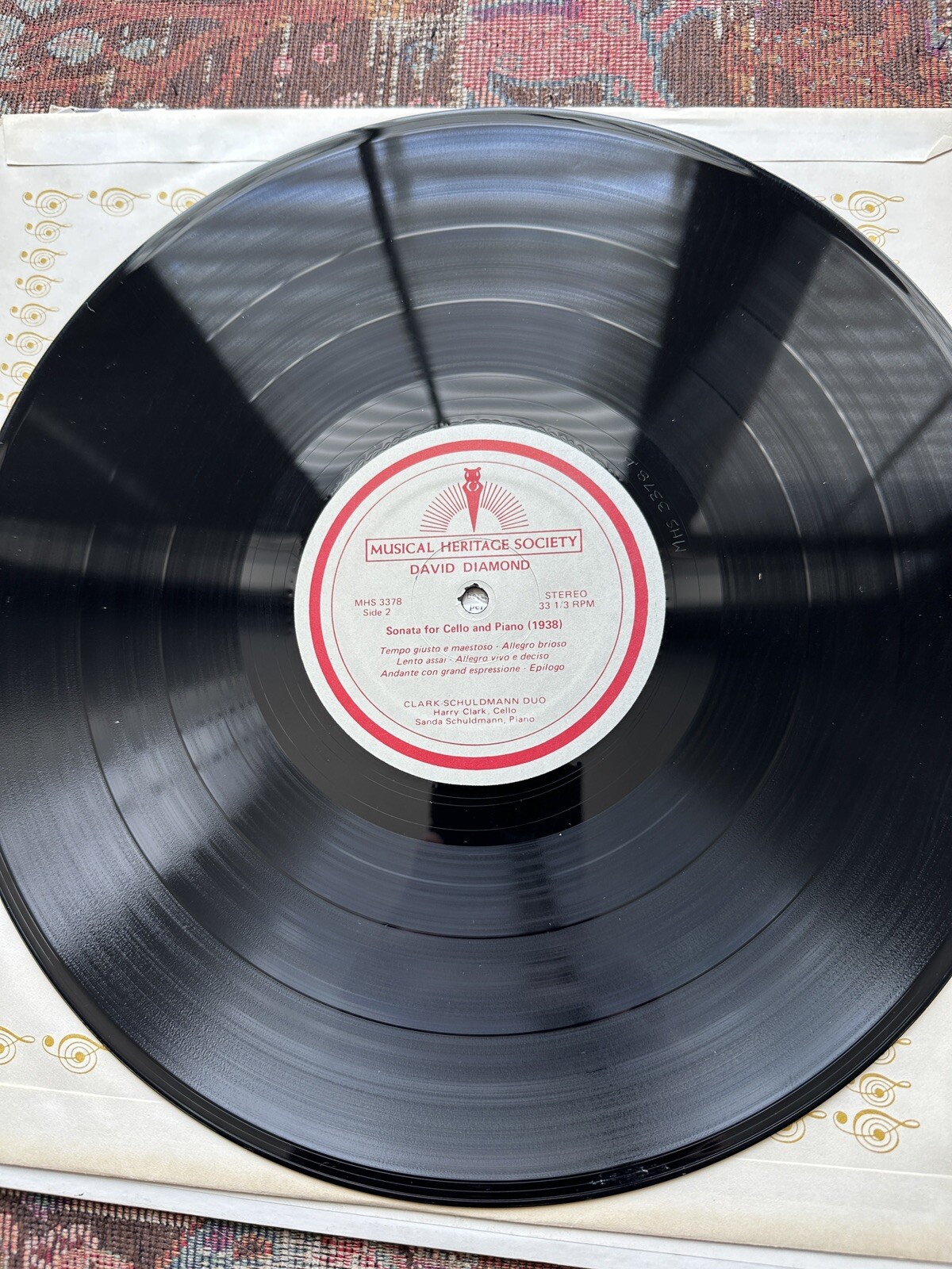 The Clark-Schuldmann Duo - Diamond / Barber Cello Sonatas - MHS 3378 - Image 4