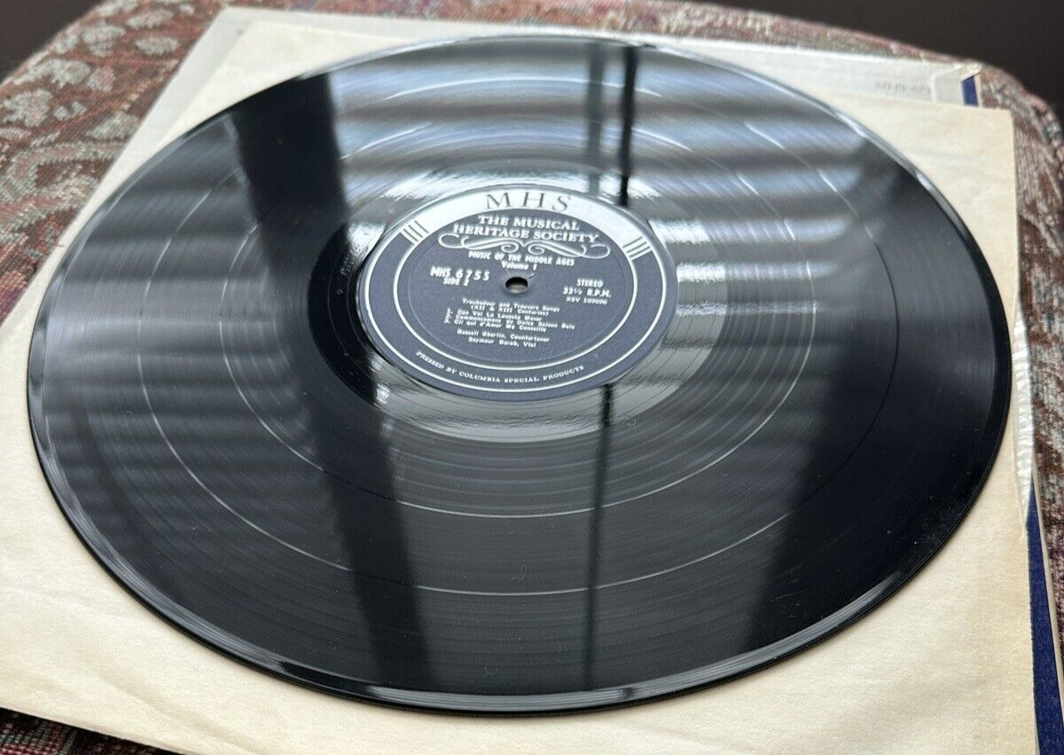 Russell Oberlin - Troubadour and Trouvere Songs - MHS 675 - Seymour Barab, Viol