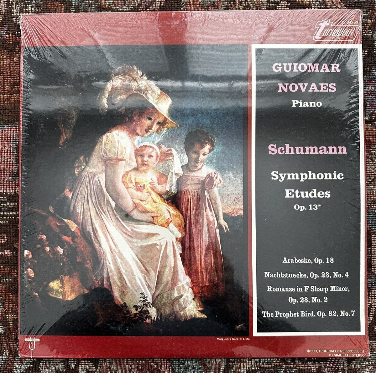 SEALED: Guiomar Novaes - Schumann Symphonic Etudes Op. 13 - Turnabout TV 34259