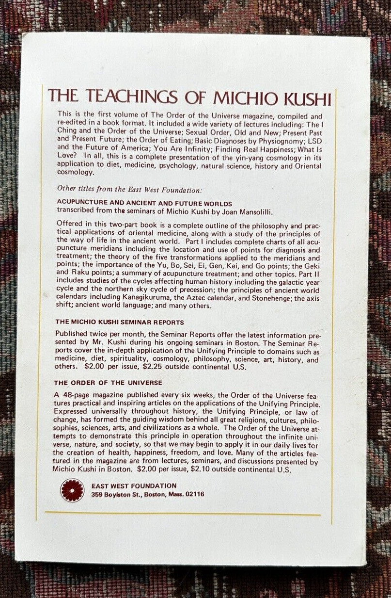 The Teachings of Michio Kushi: Compiled Edition, Volume One,  Jim Ledbetter - Image 2