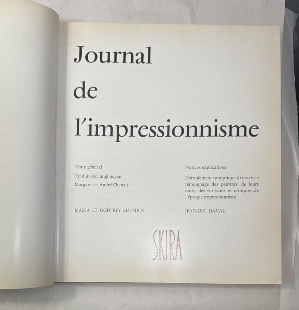 Journal de l'impressionisme [éd française] Maria & Godfrey Blunden - SKIRA 1973 - Image 3
