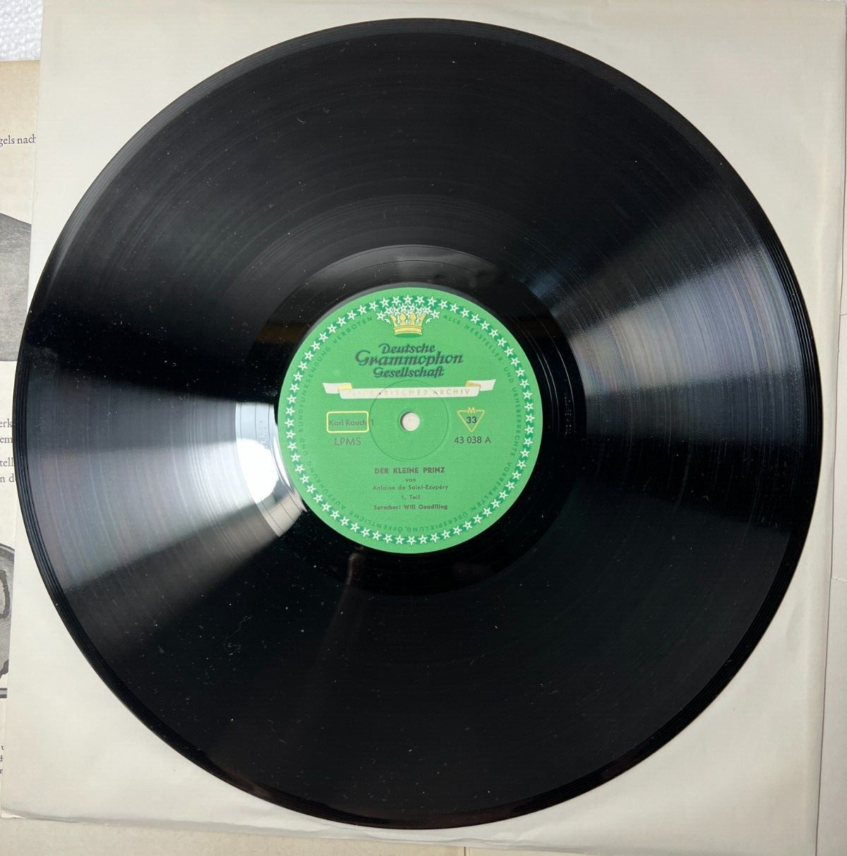 Antoine de Saint-Exupéry Gesprochen Von Will Quadflieg ‎– The Little Prince - Image 2