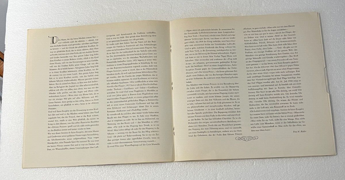 Antoine de Saint-Exupéry Gesprochen Von Will Quadflieg ‎– The Little Prince - Image 5