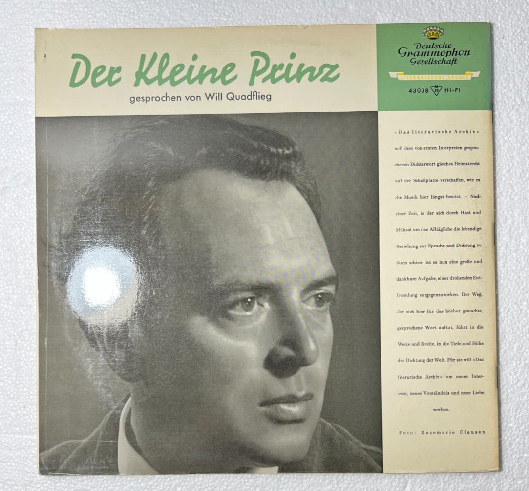 Antoine de Saint-Exupéry Gesprochen Von Will Quadflieg ‎– The Little Prince - Image 8