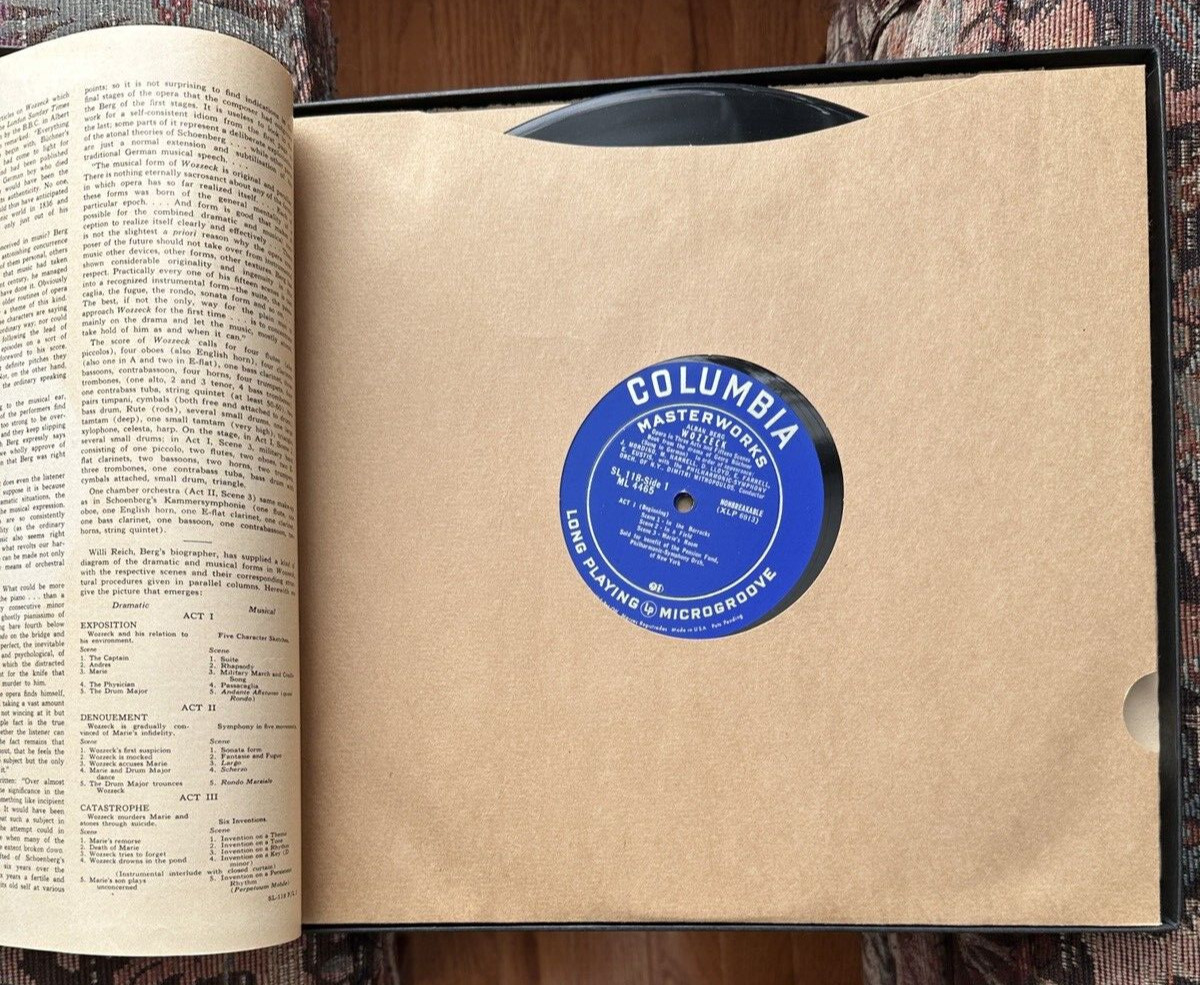 Alban Berg Wozzeck - Mitropoulos New York Philharmonic SL-118 Blue Label 1951 - Image 13
