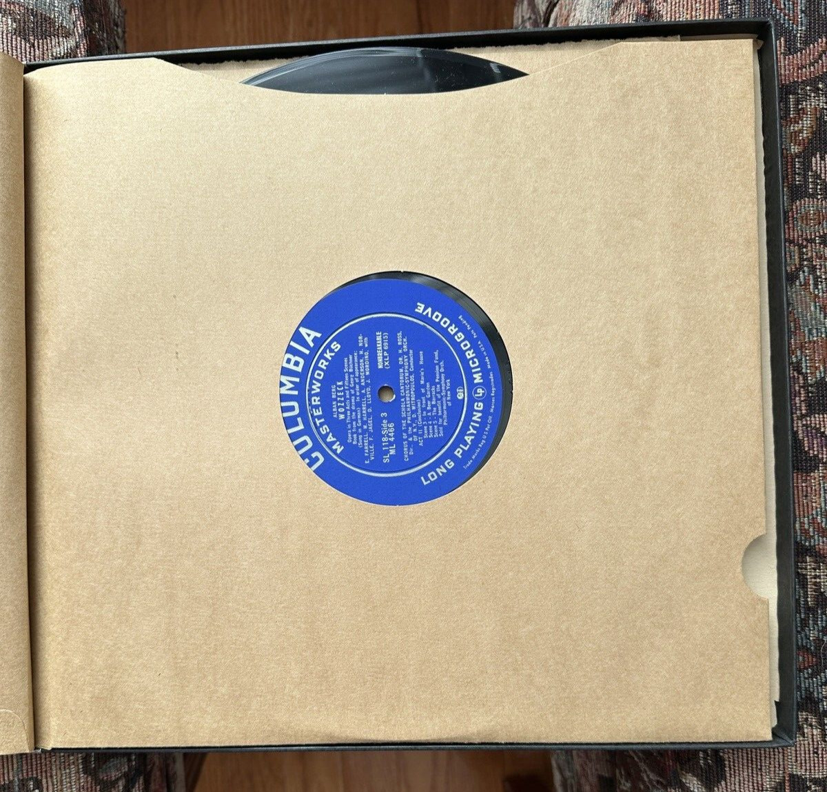 Alban Berg Wozzeck - Mitropoulos New York Philharmonic SL-118 Blue Label 1951 - Image 15