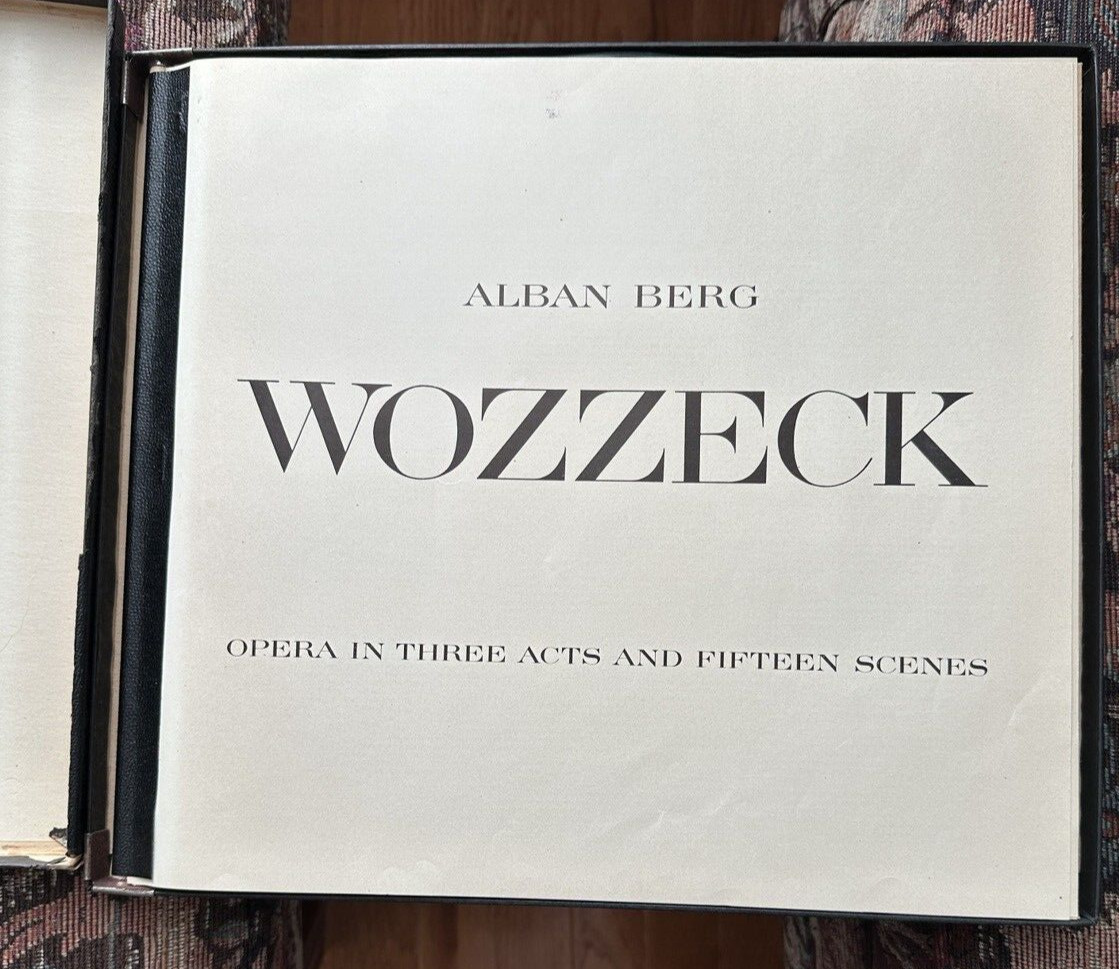 Alban Berg Wozzeck - Mitropoulos New York Philharmonic SL-118 Blue Label 1951 - Image 4