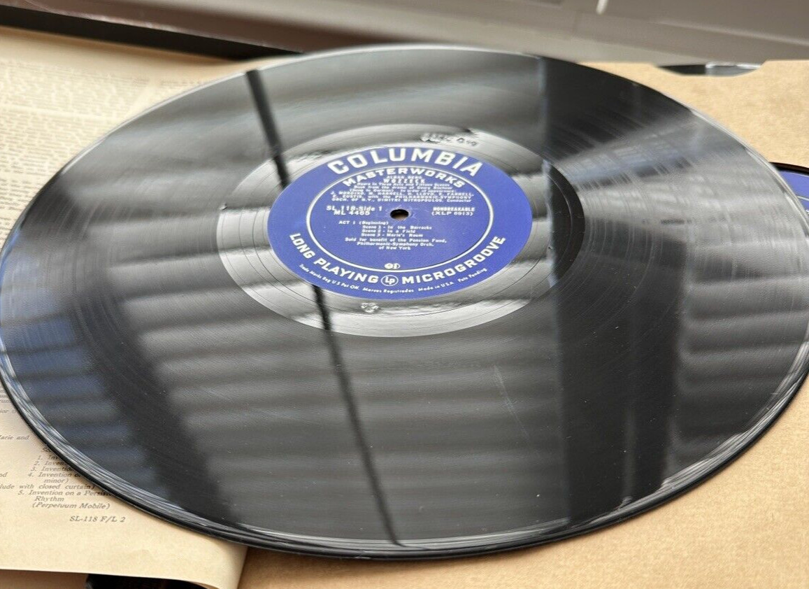 Alban Berg Wozzeck - Mitropoulos New York Philharmonic SL-118 Blue Label 1951 - Image 9
