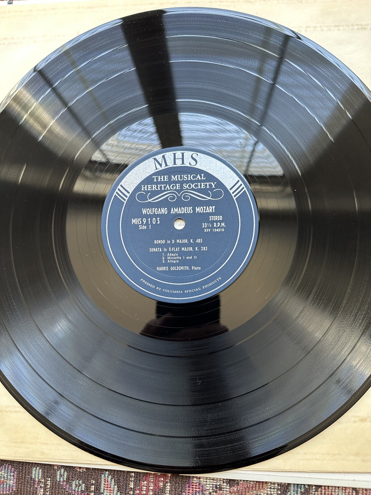 Mozart / Harris Goldsmith - Musical Heritage Society MHS-910 Stereo - Image 2